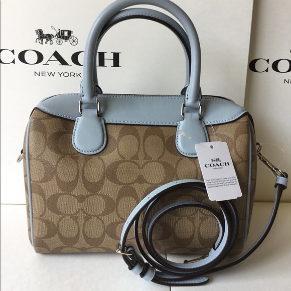 🌷Coach Mini Bennett Satchel In Signature NWT. - Picture 6 of 8